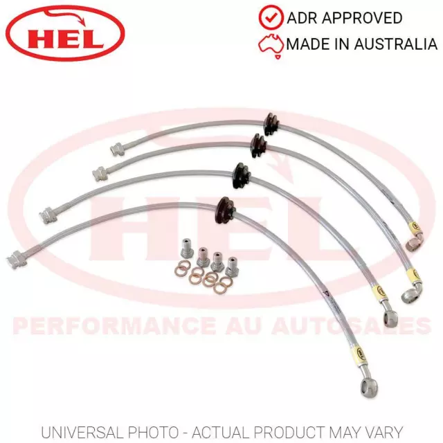 HEL Performance Braided Brake Lines fits Nissan 350Z 3.5 02-09 (Brembo Calipers)