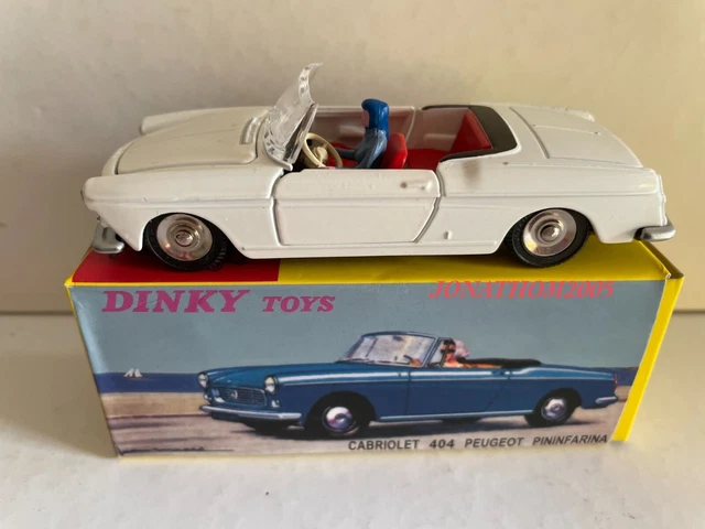 Dinky Toys  Atlas Peugeot 404 Cabriolet Blanc Pininfarina   Reference 528