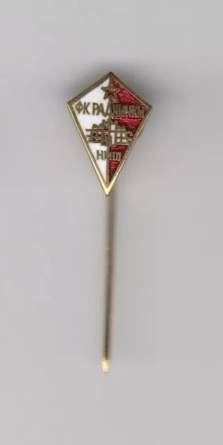 enamel pin badge anstecknadel football club FC RADNICKI Nis Serbia Yugoslavia
