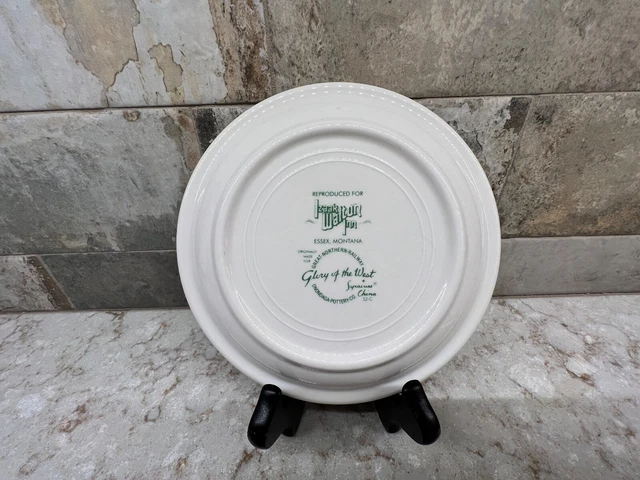 Great Northern Railway Glory Of The West Railroad  Syracuse China Bread Plate 3