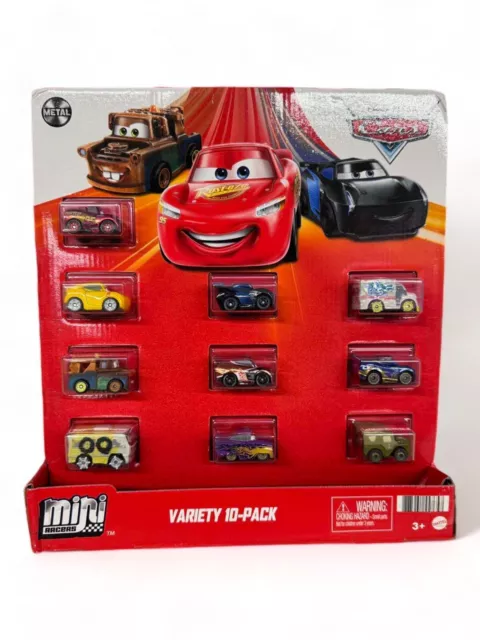 Disney Pixar Cars - Micro Racers 10-Pack Mini Toy Cars (DAMAGED BOX)