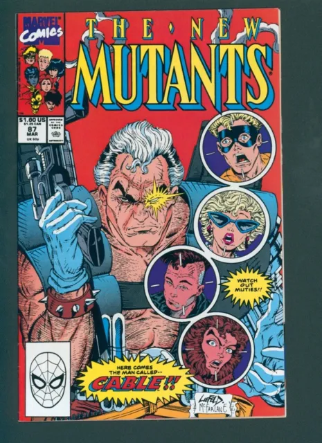 New Mutants #87 (VF/NM) First Cable High Grade
