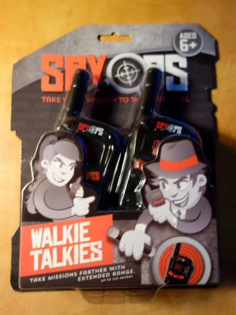 SPY OPS, KIDS WALKIE TALKIES, AGE 6+, Brand NEW, SEALED