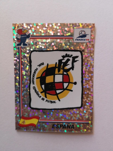Autocollant Panini Espagne 229 - Coupe Du Monde 1998 - Avec Velina - Neuf