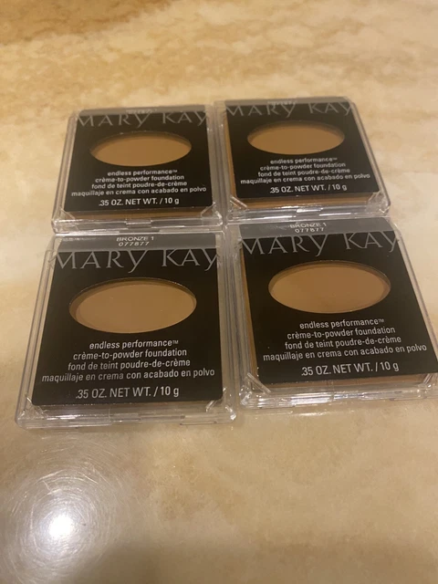 Base De Bronce Crema A Polvo De Rendimiento Infinito Mary Kay 1 Lote 4 Totalmente Nuevo