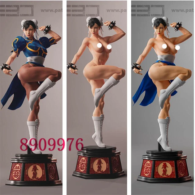 Chun-Li SF 3D Printing Unpainted Figure Model GK Blank Kit Sculpture New
