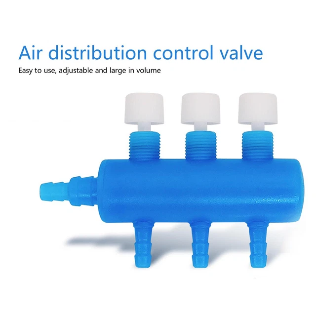 Aquarium Air Tubing Valves Fish Tank Air Pump Splitter Valve 2