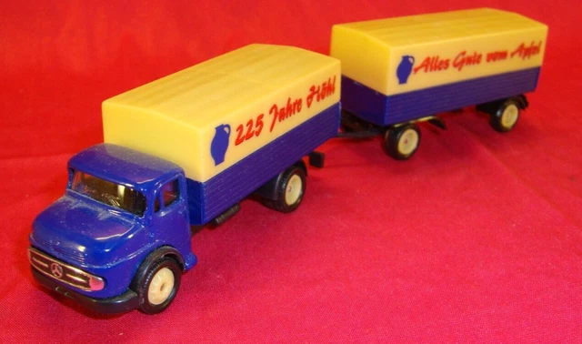 Lot De 3 Voitures Mercedes-Benz 1/87 (échelle HO) - Décoration Réseau Ferroviaire - Occasion