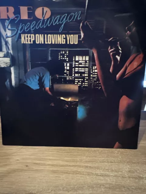 REO Speedwagon- Keep On Loving You- Epic Records  7” 1980