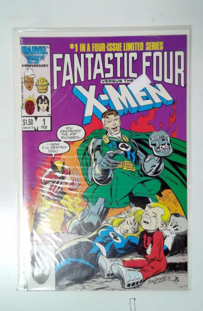 Fantastic Four vs. X-Men #1 Marvel (1987) Mutant Massacre 1st Print Comic Book