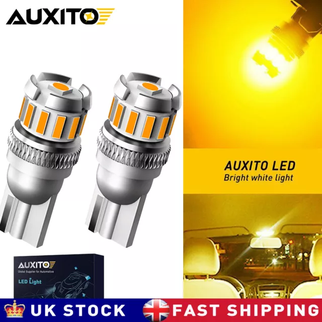 T10 501 Side Light W5W Car Bulbs Xenon LED Amber Led Canbus Error Free Bulb W5w