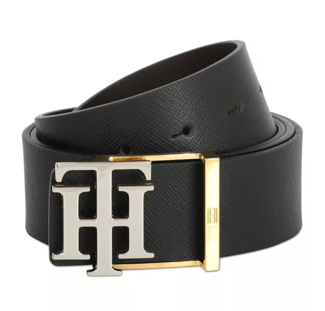 ORIGINAL TOMMY HILFIGER Ceinture réversible en cuir Cannock pour hommes -...