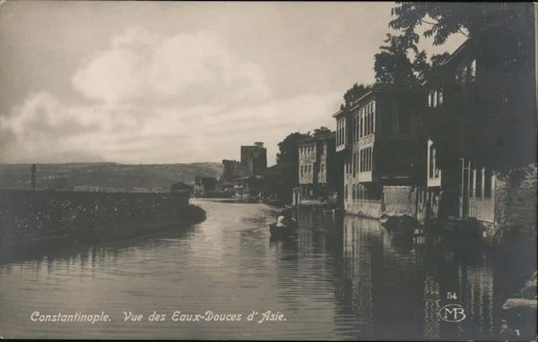 Turkey Istanbul Constantinople. Vue des Eaux-Douces d'Asie Postcard Vintage