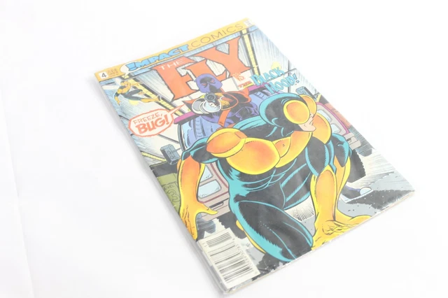 November 1991 THE FLY #4~Impact Comic Book FLY Vs.The Black Hood! SKU COM-19