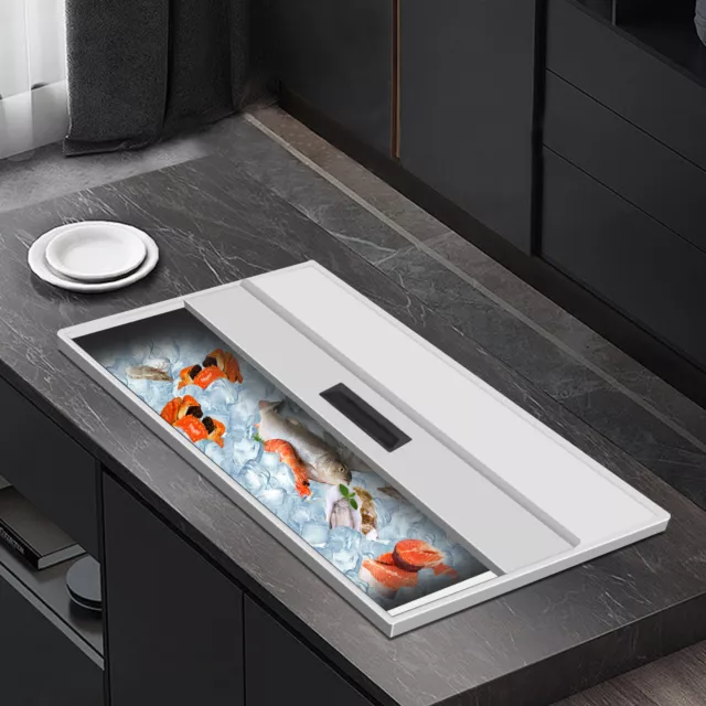 Drop-in 104L Ice Chest freezer Kitchens Juice Ice Bin Double-walled Design Drop-in 104L Ice Chest freezer Kitchens Juice Ice Bin Double-walled Design