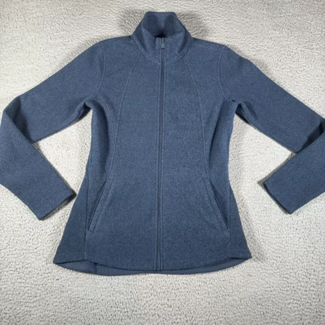 Athleta Jacket Women’s XS Navy Blue Stroll Fleece Full Zip Active Casual Sweater