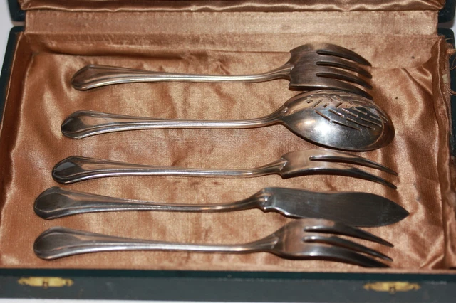 Ancien coffret à dessert Mignardises desserts ou Fromages Vers 1930 Art Déco