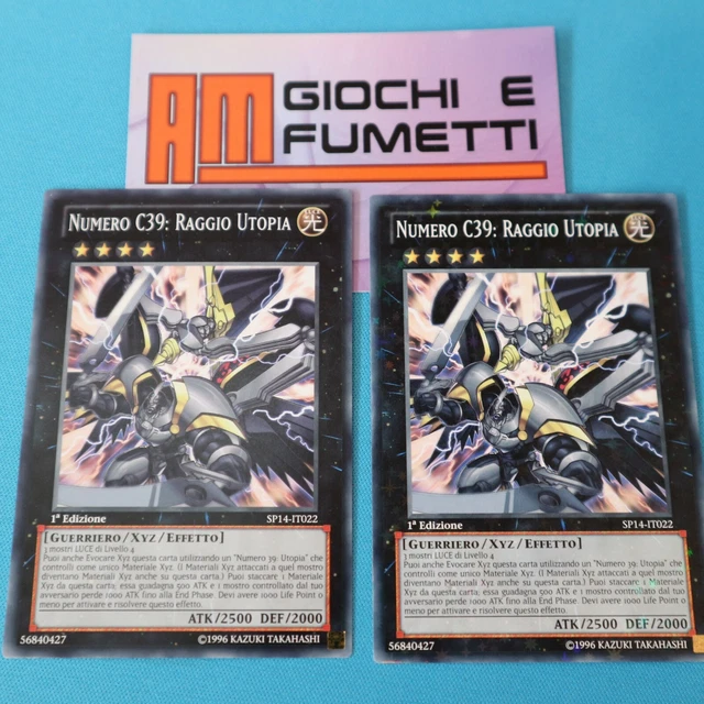 2X NUMERO C39: RAGGIO UTOPIA in italiano YUGIOH rara MISTE, yu-gi-oh! UN AFFARE 2X NUMERO C39: RAGGIO UTOPIA in italiano YUGIOH rara MISTE, yu-gi-oh! UN AFFARE