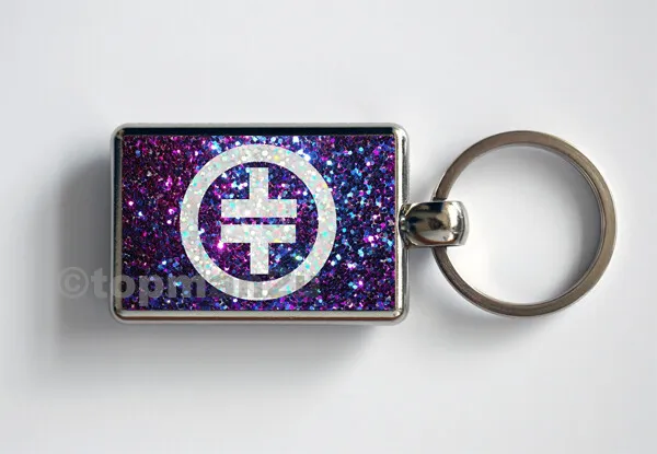 New, Quality Double Sided Metal Keyring - TAKE THAT LOGO - Lovely Souvenir