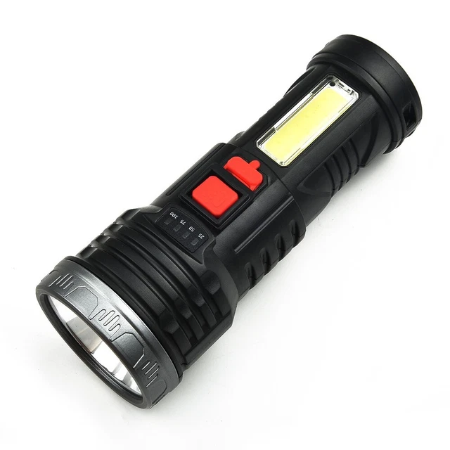 Piezas Accesorios Portátiles Alta Calidad Larga Linterna LED Recargable