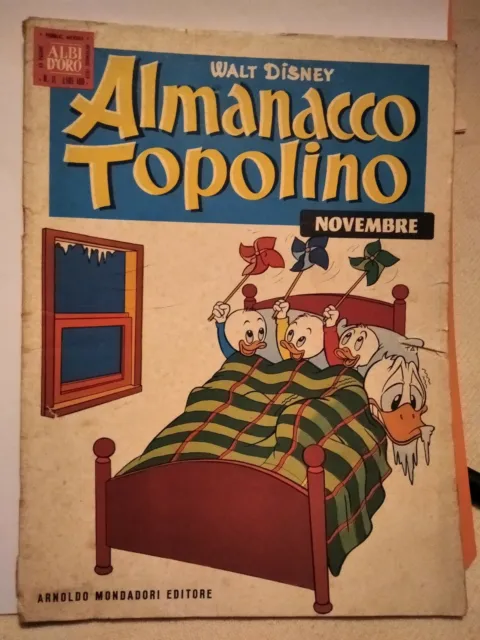 WALT DISNEY - ALMANACCO TOPOLINO n. 11 - NOVEMBRE 1959