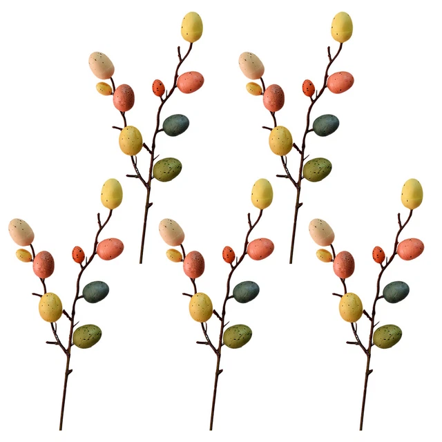 5 Branches Ei Zum Selber Basteln Ei Dekoration Kuchen Topper Blumen
