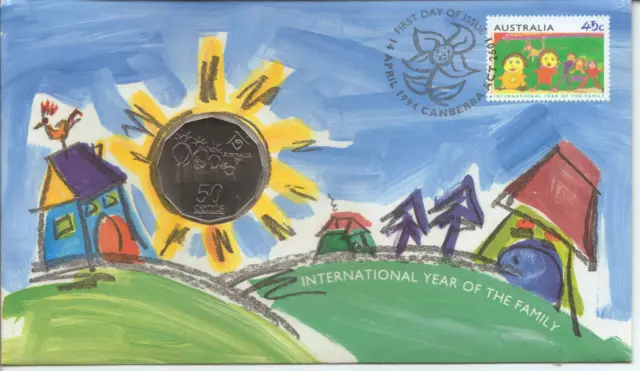 1994 PNC - INTERNATIONAL YEAR of the FAMILY with a special 50c coin