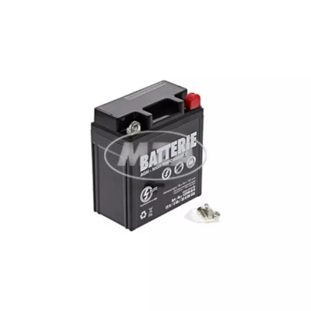 Simson Vape AGM Batterie 12V 3,0 Ah, YB3L-BS Schwalbe KR51 SR4-2 SR4-3 SR4-4