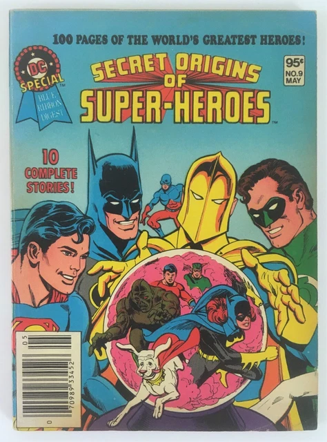 DC Special Blue-Ribbon Digest # 9 - Secret Origins of Super-Heroes FN/VF 7.0