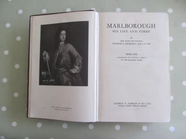 Marlborough His Life And Times Winston Churchill Two Volume Hardback Set Harrap 3