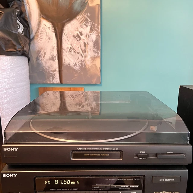SONY PSLX40P AUTOMATIC Belt Drive Turntable ServoControlled Record