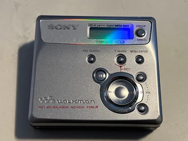 Sony MZ-N505 Minidisc Walkman Net MD Type R Defekt Silber