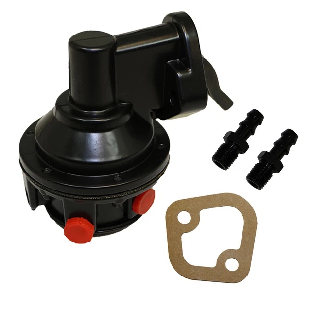 SBC CHEVY HV Replacement Black Mechanical Fuel Pump 305 350 400 With
