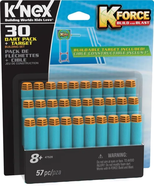 30 Foam Darts Ammo Pack With Target | Compatible With Most Blasters