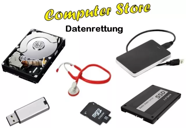 Datenrettung Festplatte USB-Stick Speicherkarte