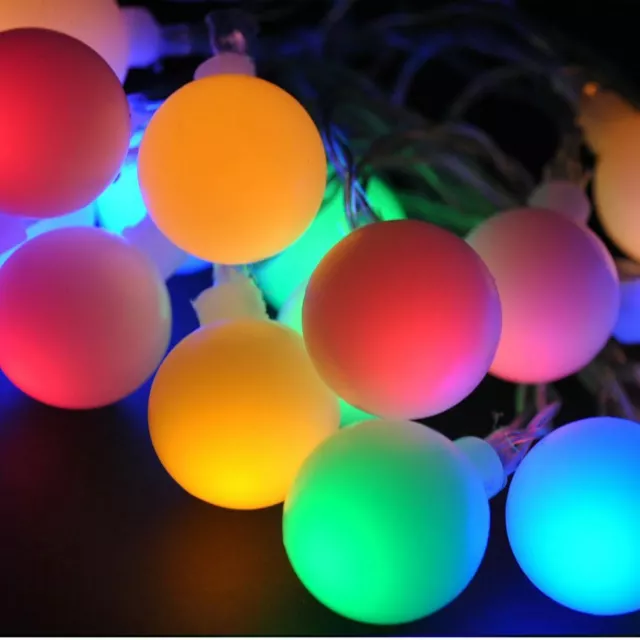 Funciona con Pilas Varios Colores Baya Bolas LED Navidad Fairy Luces 2M 20LED