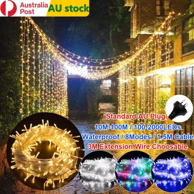 10-100M LED Fairy Light Christmas Tree Light String Light Party Home Decor Light