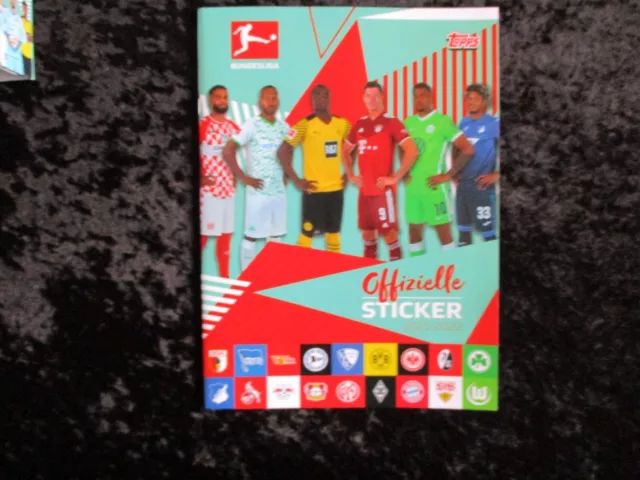 Topps Fußball Bundesliga Sticker 2021/2022  Sammelalbum / Leeralbum