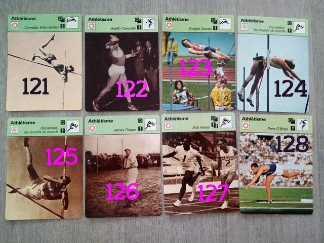 Carte Collection Rencontre 1980 - Escrime - Pal Gerevich - Cartes Sportives Vintage