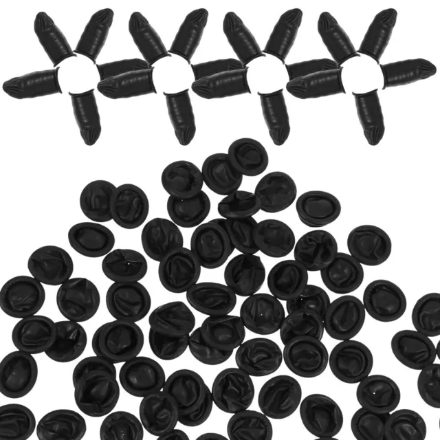200 Pcs Finger Rubber Dust-Free Finger Stall Thumb Protector Bandage