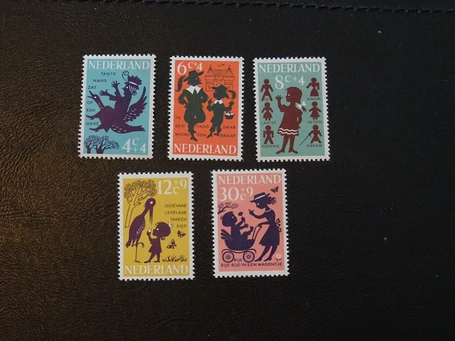 Netherlands Stamps SG 960/964 set of 5 MNH issued  1963 Child Welfare Fund.