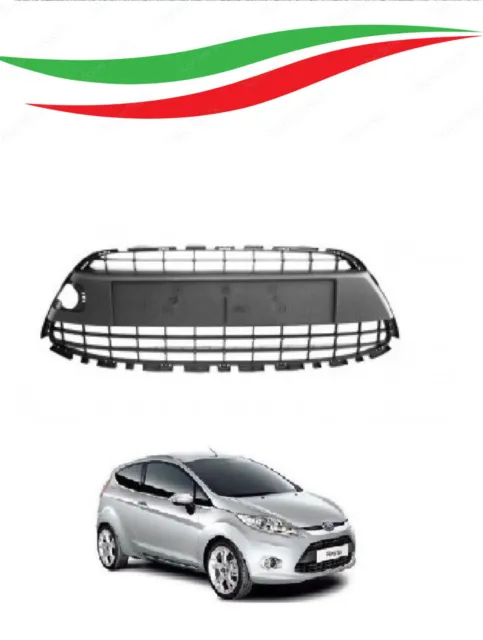 Grille Pare-Choc Centrale C/F Cadre Ford Fiesta 08>12 2008 Au 2012