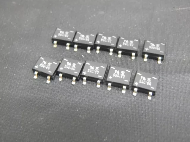 Sanken Db106G Full Wave Bridge Rectifier 800V 1A Smd - Lot Of 10 - Fast Shipping