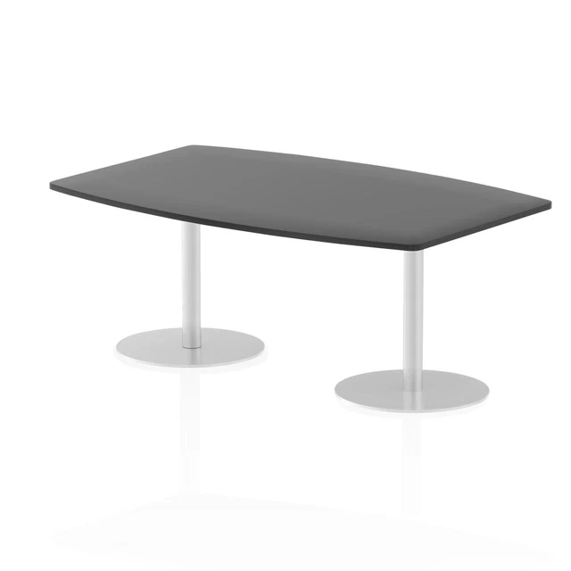 Dynamic Italia 1800Mm Poseur High Gloss Table Black Top 725Mm High Leg ITL0318