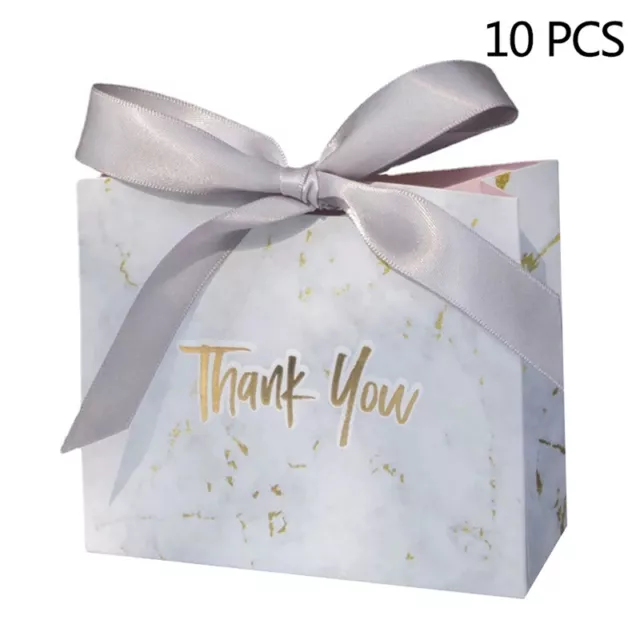 10pcs Thank You Party Favor Gift Box Wedding Candy Box Paper Gift Bag Packing_wf