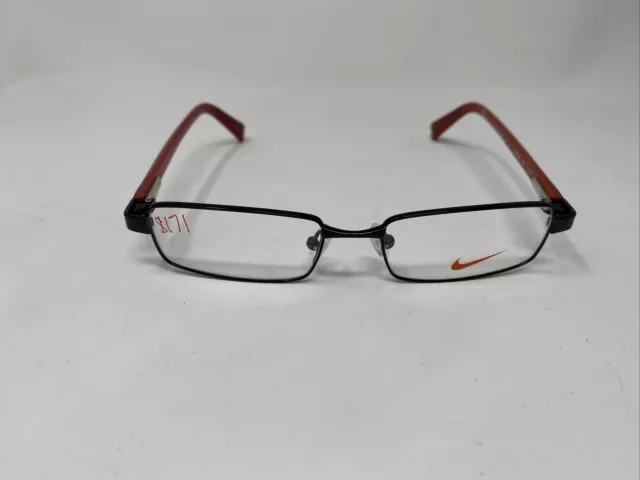 Nike Kids 5558 054 47/15/130 Black Red Flex Hinge Eyeglasses Frame :X99