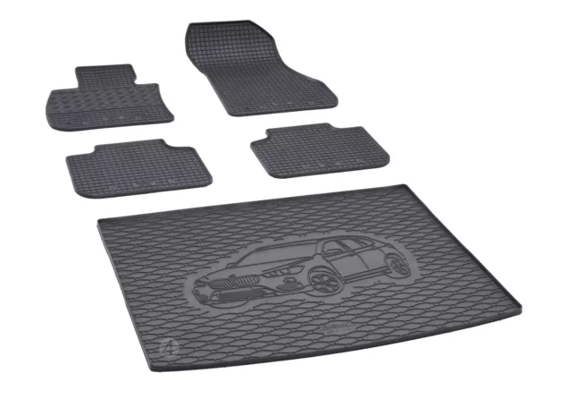 Fußmatten und Kofferraumwanne passend für BMW X1 F48 ab 2016