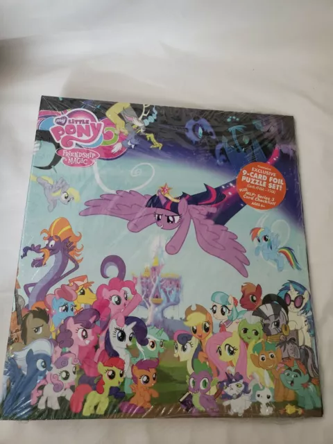 G4 MLP Friendship Is Magic Binder Includes Exclusive 9-Card Foil Puzzle Set NISP