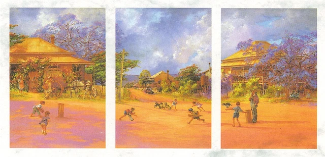 d'Arcy Doyle "No Ball" NEW Large Ltd Edition (Tryptych - 3 Large Panels) #8