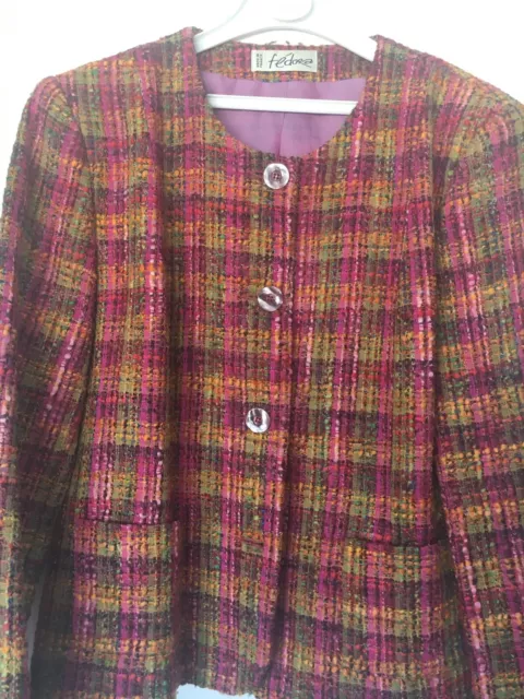 Veste blazer femme multicolore deals